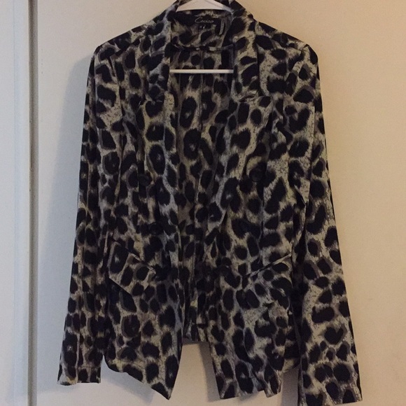 Cecico Jackets & Blazers - Leopard Print Blazer